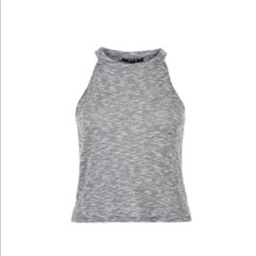 Petite high neck top